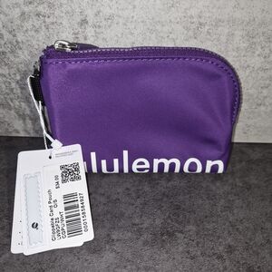 Lululemon Purple Clippable Card Pouch